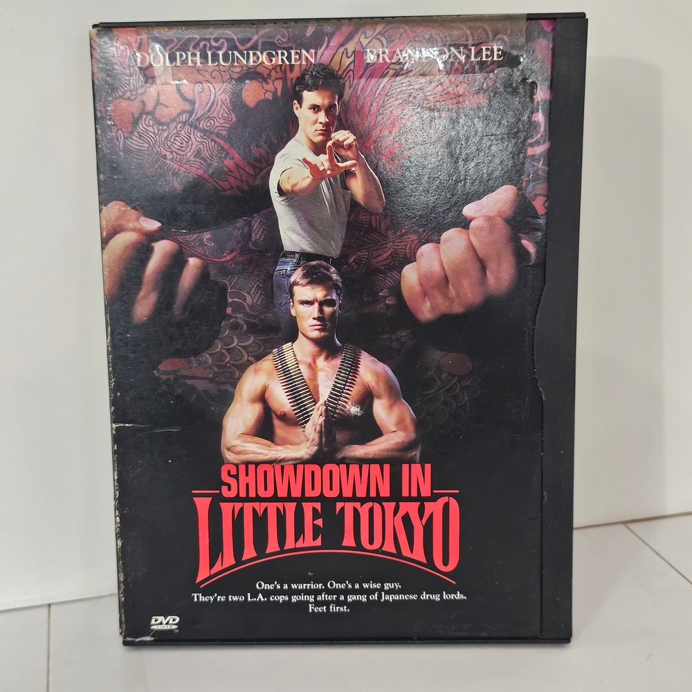 Showdown in Little Tokyo DVD 1991 Dolph Lundgren Brandon Lee Warner Bros 12311